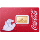 Pre-Owned PAMP Coca-Cola Polar Bears 5g Gold Bar