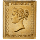 Pre-Owned Royal Mail Penny Black 5g Proof Gold Ingot