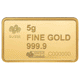 Pre-Owned PAMP America the Free Bald Eagle 5g Gold Bar