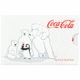 Pre-Owned PAMP Coca-Cola Holiday Polar Bear and Friends 5g Gold Bar