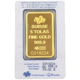 Pre-Owned PAMP Suisse Fortuna 5 Tola Gold Bar