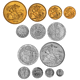 Pre-Owned 1902 Edward VII Coronation Gold and Silver 13-Coin Specimen Set