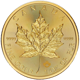 2025 Canadian Maple 1oz Gold Coin - Full Tube of 10 Coins