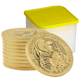 2026 UK Britannia and Liberty 1oz Gold Coin - Full Tube of 10 Coins