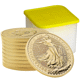 2027 UK Britannia 40th Anniversary 1oz Gold Coin - Full Tube of 10 Coins