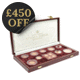 Pre-Owned 2002 UK Golden Jubilee Proof Gold Currency Coin Set