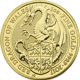 Pre-Owned 2017 UK Queen's Beasts The Dragon of Wales 1oz Gold Coin