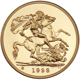 Pre-Owned 1998 UK Quintuple Sovereign £5 Brilliant Uncirculated Gold Coin