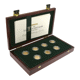 Pre-Owned UK George V Full Sovereign Mintmark Gold 7-Coin Set