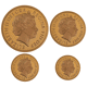 Pre-Owned 2008 UK Sovereign Proof Gold 4-Coin Collection