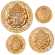 Pre-Owned 1989 UK 500th Anniversary Proof Sovereign Gold 4-Coin Set