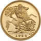Pre-Owned 1984 UK Proof Design Half Sovereign Gold Coin