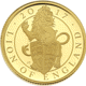 Pre-Owned 2017 UK Queen’s Beasts The Lion 1/4oz Proof Gold Coin
