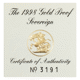 Pre-Owned 1998 UK Full Sovereign Proof Gold Coin