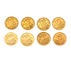 Pre-Owned The Royal Mint Mintmark Full Sovereign Gold 8-Coin Set