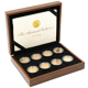 Pre-Owned The Royal Mint Mintmark Full Sovereign Gold 8-Coin Set