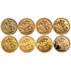 Pre-Owned The Royal Mint Mintmark Full Sovereign Gold 8-Coin Set