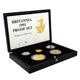 Pre-Owned 1991 UK Proof Britannia Gold 4-Coin Set