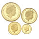 Pre-Owned 1999 UK Proof Britannia Gold 4-Coin Set