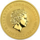 Pre-Owned 2014 Australian Kangaroo 25th Anniversary 1oz Gold Coin