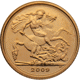 Pre-Owned 2009 UK Quarter Sovereign Gold Coin