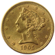 Pre-Owned 1905 USA Liberty Head Half Eagle Gold Coin