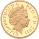 Pre-Owned 2011 UK Capital Cities Edinburgh Proof £1 Gold Coin