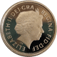 Pre-Owned 2013 UK Quarter Sovereign Proof Gold Coin