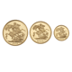 Pre-Owned 2013 UK Full, Half, and Quarter Sovereign Proof Gold 3-Coin Collection