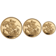 Pre-Owned 2013 UK Full, Half, and Quarter Sovereign Proof Gold 3-Coin Collection
