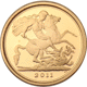 Pre-Owned 2011 UK Quarter Sovereign Proof Gold Coin