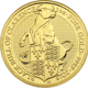 Pre-Owned 2018 UK Queen's Beasts The Black Bull Of Clarence 1oz Gold Coin