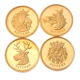 Pre-Owned 2004 UK Pattern Proof 4 Gold Coin Set