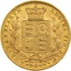 Pre-Owned 1880 Sydney Mint Victoria Young Head 'Shield' Full Sovereign Gold Coin