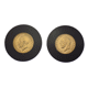 Pre-Owned UK George V Large & Small Head Full Sovereign Gold 2-Coin Set