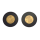 Pre-Owned UK George V Large & Small Head Full Sovereign Gold 2-Coin Set