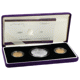 Pre-Owned 2000 UK Queen Mother Royal Birthday Gold and Silver 3-Coin Collection