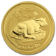 Pre-Owned 2009 Australian Lunar Ox 1/4oz Gold Coin