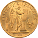 Pre-Owned 1886 French Standing Angel 20 Franc Gold Coin