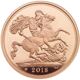 Pre-Owned 2018 UK Full Sovereign Piedfort Proof Gold Coin