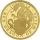 Pre-Owned 2018 UK Queen’s Beasts The Dragon 1/4oz Proof Gold Coin