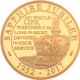 Pre-Owned 2017 UK Sapphire Jubilee of Queen Elizabeth II £5 Proof Gold Coin