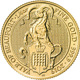Pre-Owned 2019 UK Queen’s Beasts The Yale of Beaufort 1/4oz Gold Coin