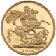 Pre-Owned 2015 UK 'Fourth Portrait' Full Sovereign Proof Gold Coin