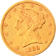 Pre-Owned 1880 USA Liberty Head Five Dollar Gold Coin