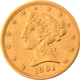 Pre-Owned 1901 USA Five Dollar Gold Coin