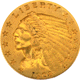 Pre-Owned 1908 USA 'Indian Head' Eagle $2.5 Gold Coin