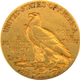 Pre-Owned 1908 USA 'Indian Head' Eagle $2.5 Gold Coin