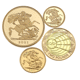 Pre-Owned 2001 UK Sovereign Gold Proof 4-Coin Collection