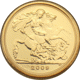 Pre-Owned 2009 UK Quarter Sovereign Stamp Cover Gold Coin